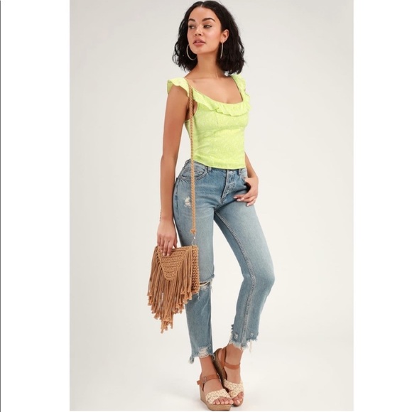 NWOT Free People Stay With You Citrine Combo Top Size XS - Picture 4 of 15